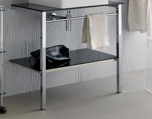 Консоль под раковину Stil Haus Gea 1133(08) 80х50 напольная цвет хром