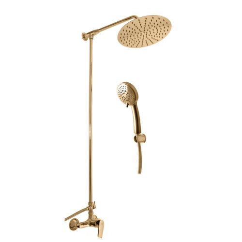 Душевая стойка RavSlezak Colorado CO182.5/4Z настенная цвет золото