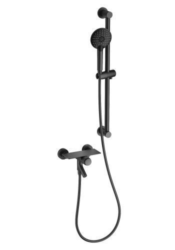 Душевой гарнитур Wonzon & Woghand Click WW-FE05L222-BGG настенный серый