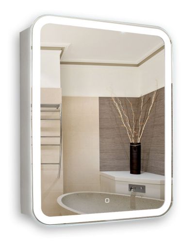 Зеркало-шкаф Azario Фиджи LED-00002364 60х80 подвесной цвет белый