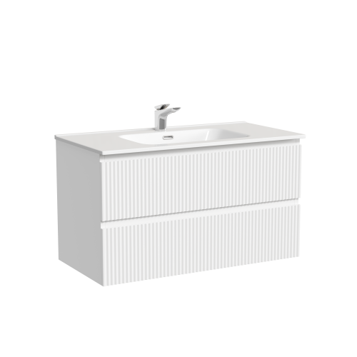 Тумба под раковину Sancos SNOB R SNR90W 90х40 подвесная цвет белый