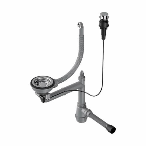 Слив-перелив Omoikiri WK-1-R-A 4956164 нержавеющая сталь