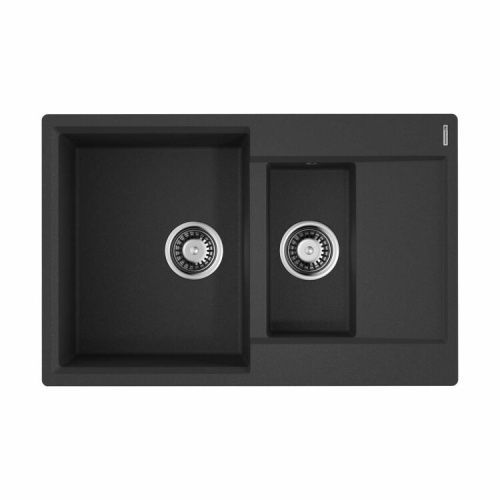 Кухонная мойка Omoikiri Daisen 4993334 80х50 цвет черный поверхность матовая