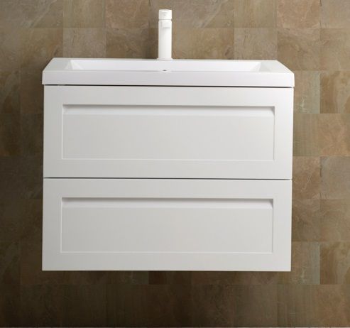 Тумба под раковину Art&Max PLATINO AM-Platino-600-2C-SO-BL-Cer 60х50 подвесная цвет белый - фото 2