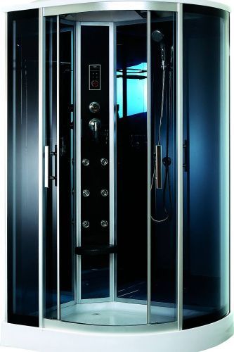 Душевая кабина Timo Standart T-1102L 120х85 асимметричная с крышей ориентация левая