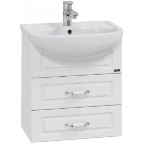 Тумба под раковину СанТа Верона 700190 50х30 подвесная цвет белый