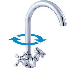 Смеситель для кухни RavSlezak MK120.5/4 на мойку хром