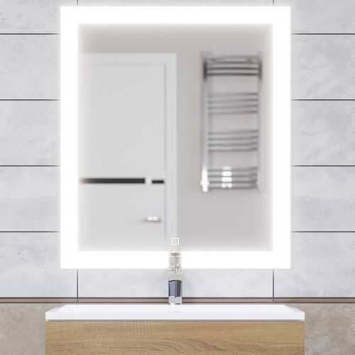 Зеркало с подсветкой и антизапотевателем Uperwood Barsa 2920205442 70х80 подвесное