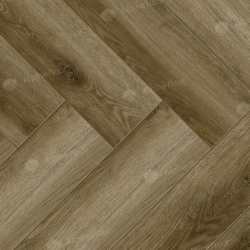 Ламинат Alpine Floor Herringbone 8 Pro New LF102-9 Дуб Марсель толщина 0.8 см 33 класс 606х101