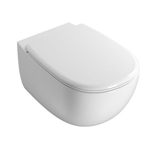 Чаша унитаза подвесная Globo Daily DNS02BI цвет белый без сиденья безободковая