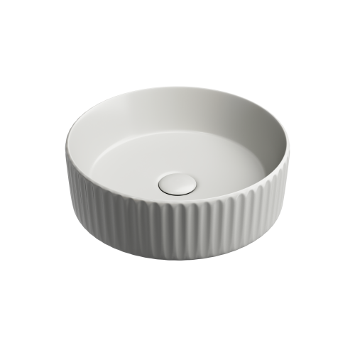 Раковина из сантехнического фарфора Ceramica Nova ELEMENT CN6057MSG 40х40 накладная цвет серый без отверстий под смеситель