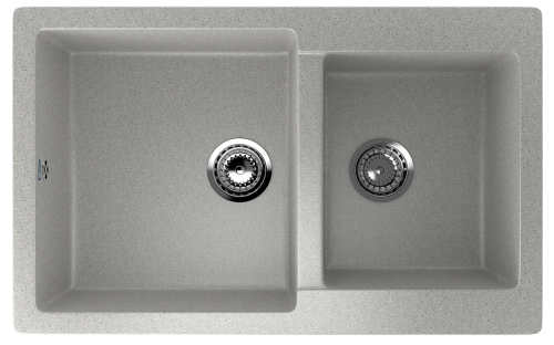 Кухонная мойка Ulgran Classic U-505-310 75х50 цвет серый