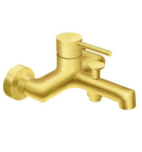 Смеситель для ванны AltroBagno Metropoli AltroBagnoMetropoli0219OrSp настенный золото