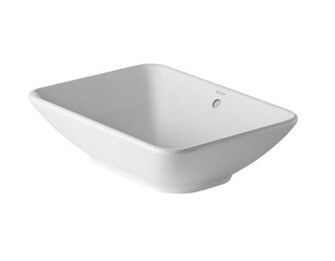 Раковина керамическая Duravit ME by Starck 334520000 60х40 накладная цвет белый без отверстий под смеситель