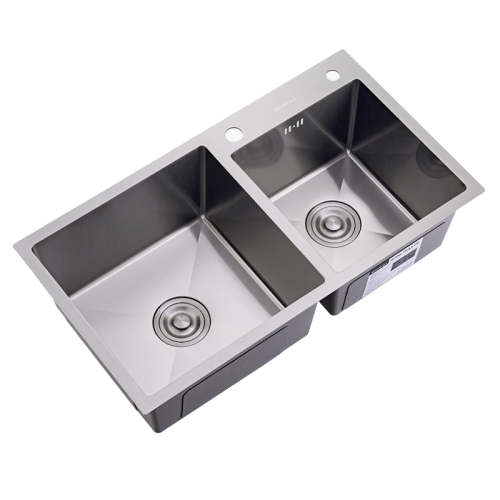 Кухонная мойка Splenka S706.7843.05 80х45 цвет серый поверхность матовая