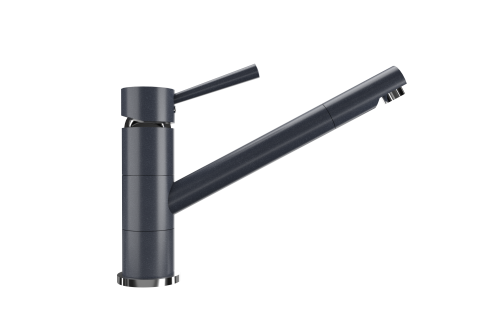 Смеситель для кухни Ulgran Classic U-025-343 на мойку серый