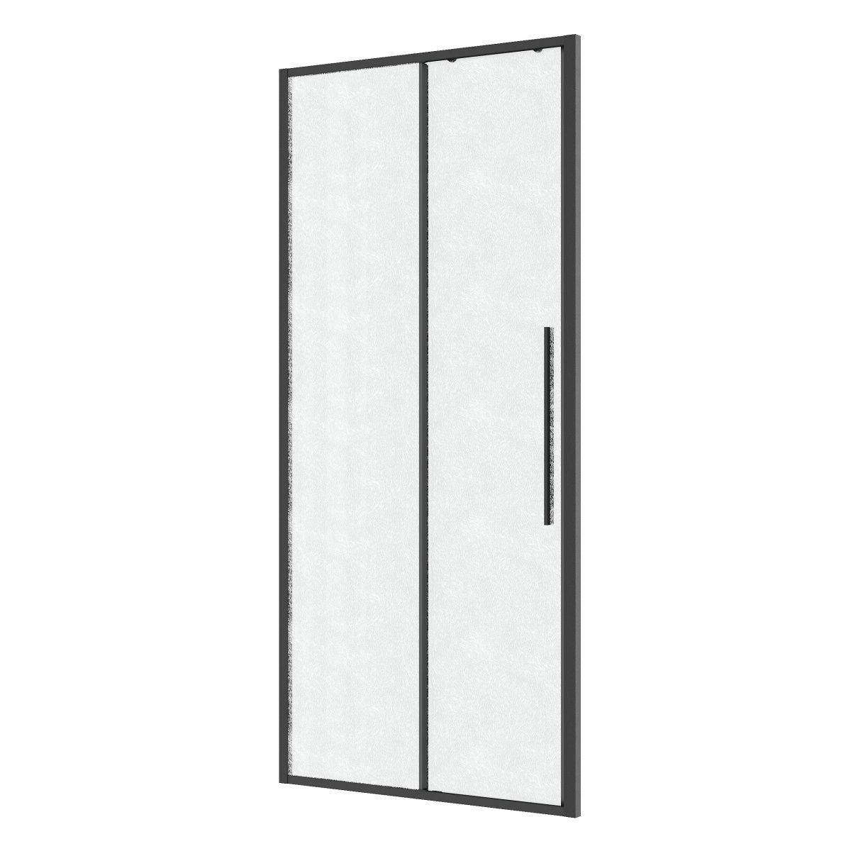 Душевая дверь Niagara Nova NG-34-L10CHGR 100х195 стекло шиншилла профиль графит