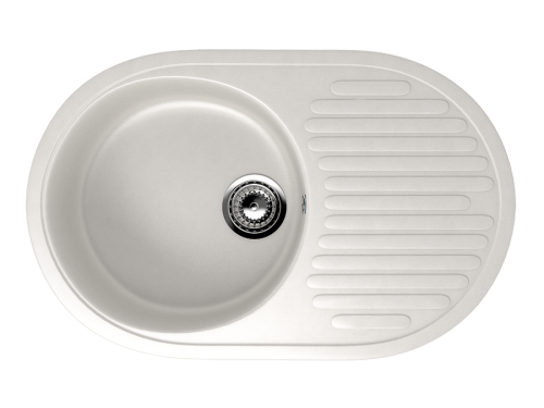 Кухонная мойка Ulgran Classic U-107-341 75х45 цвет белый