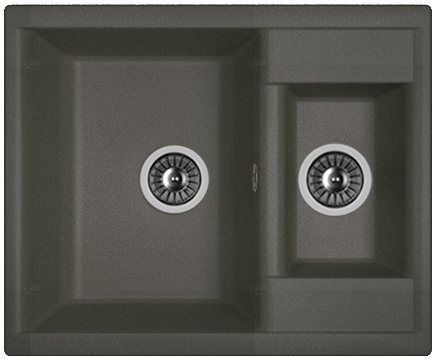 Кухонная мойка Dr.Gans Астра 620К 25.065.D0620.411 60х50 цвет серый поверхность матовая