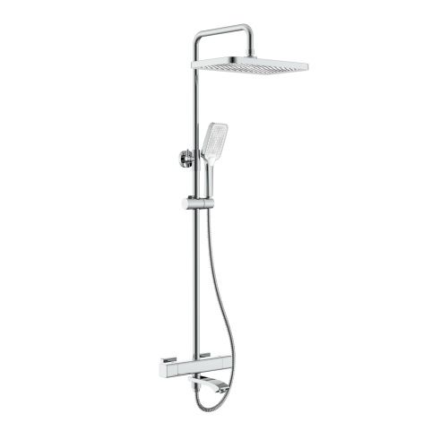 Душевая стойка Raglo R01 R01.26 настенная цвет хром с термостатом