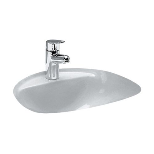 Раковина керамическая Laufen Bijou 8.1123.0.000.155.1 50 см встраиваемая цвет белый 1 отверстие под смеситель