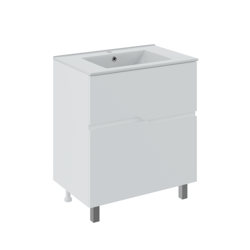 Тумба под раковину Runo Палермо 00-00004156 60х50 напольная цвет белый
