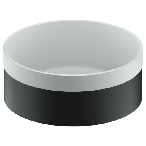 Раковина керамическая Remer RB902NO 40 см накладная цвет черный без отверстий под смеситель