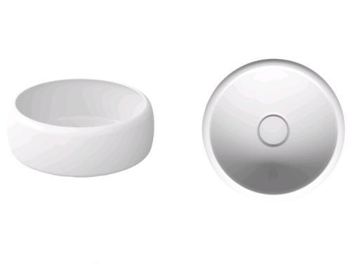 Раковина Bette BetteCurve A245-000 PW 40х40 накладная цвет белый