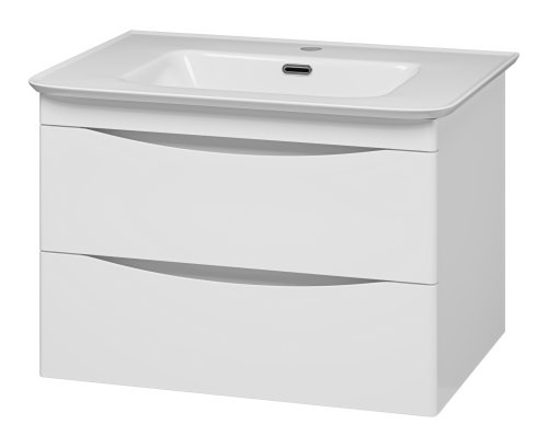 Тумба под раковину Misty Мираж П-Мир-01070-011П2Я 70х50 подвесная цвет белый