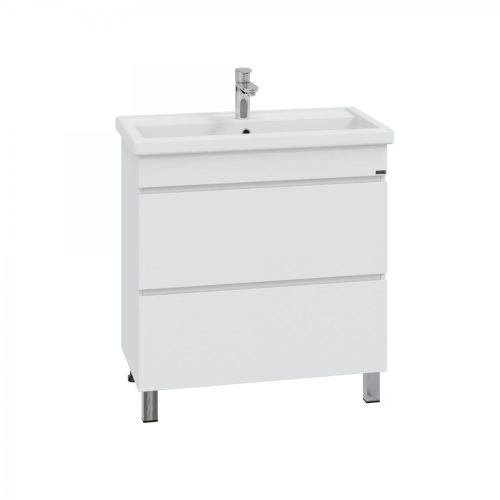 Тумба под раковину СанТа Марс 700295 80х40 напольная цвет белый