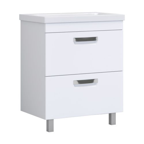 Тумба под раковину Vigo Plaza tn.PLA.FOS.70.2Y 70х40 напольная цвет белый