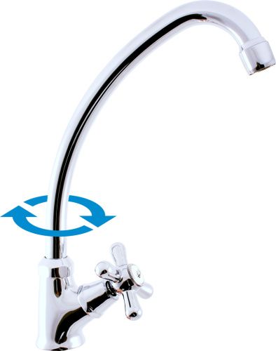 Смеситель для кухни RavSlezak MK194 на мойку хром