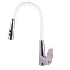Смеситель для кухни RavSlezak AMUR AM719.5/12B на мойку белый