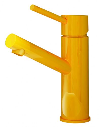 Смеситель Creavit DUCKY FC1198Y на раковину желтый