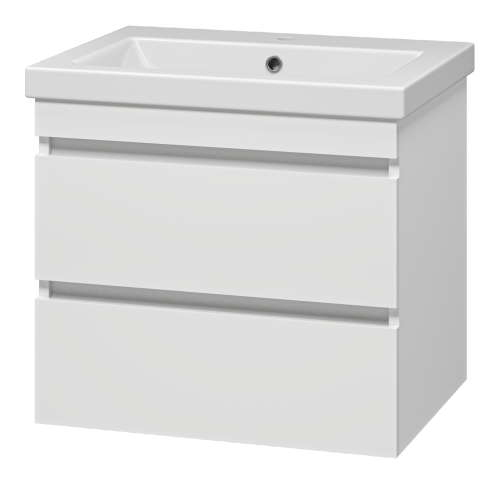 Тумба под раковину Misty Енисей Э-Ени01060-012По2Я 60х40 подвесная цвет белый