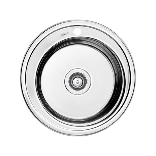 Кухонная мойка Iddis Suno SUN50S0i77S 50х50 цвет серый поверхность глянцевая