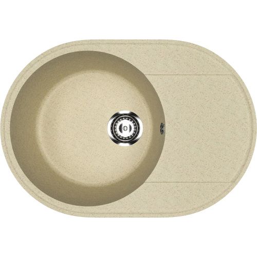 Кухонная мойка Ulgran Practik PR-M 610-002 60х45 цвет бежевый поверхность матовая