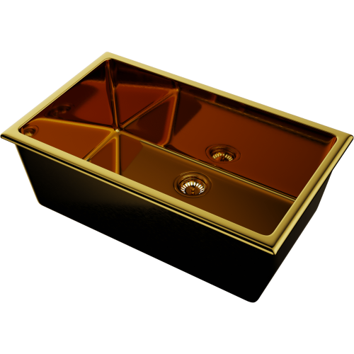 Кухонная мойка Omoikiri Okinoshima 76-U/I 4993041 75х45 цвет золото