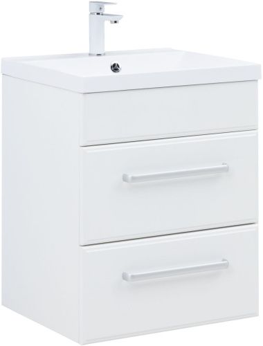 Тумба под раковину Aquanet Лукка 00302396 60х50 подвесная цвет белый