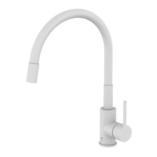 Смеситель для кухни Milardo Meal M01WT0FM05 на мойку белый