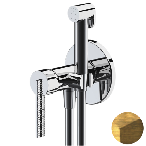 Гигиенический душ со смесителем Daniel ANC645BP4DC63 латунь