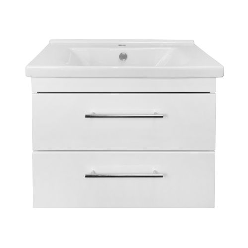 Тумба с раковиной Loranto Karina CS00089788 60х50 подвесная цвет белый