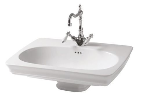 Раковина керамическая Artceram Civitas CIL001 01 00 70х50 подвесная цвет белый 1 отверстие под смеситель