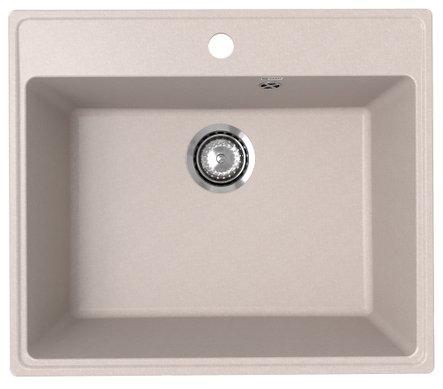 Кухонная мойка Ulgran Quartz Forte 580-10 60х50 цвет бежевый