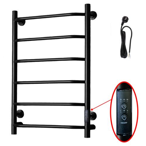 Полотенцесушитель электрический Тругор Пэк сп Пэксп6/8050черныйВГП 55х80 черный