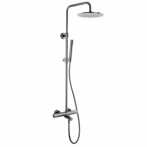 Душевая стойка Fima Carlo Frattini Shower column F3154/R256NS настенная цвет черный