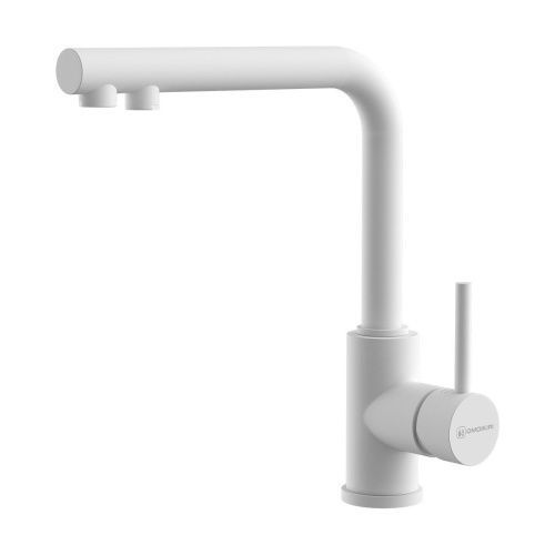 Смеситель для кухни Omoikiri Nakagawa 2 PLUS 4994415 на мойку белый