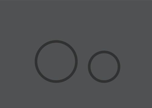 Клавиша смыва механическая KK POL AQUAFIORI SFERA 350/AFS/056-00-00 цвет серый