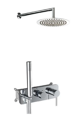 Душевая система AQG Stick 19STIER24502 встраиваемая в стену цвет хром