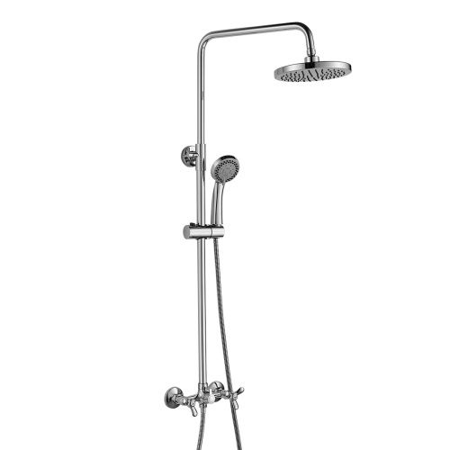 Душевая стойка Rossinka Q Q02-45 настенная цвет хром